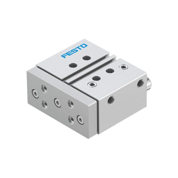 Cilindru ghidat Ø25 mm, Festo DFM25, cu acțiune dublă, ghidaj cu alunecare, frână și magnet - megora.ro