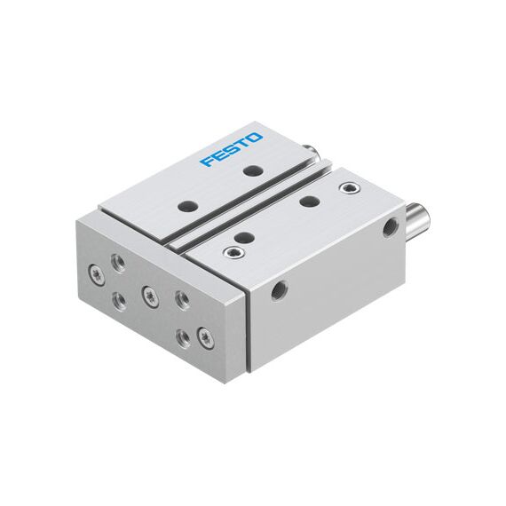 Cilindru ghidat Ø25 mm, Festo DFM25, cu acțiune dublă, ghidaj cu bile recirculante, frână și magnet - megora.ro