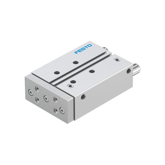 Cilindru ghidat Ø25 mm, Festo DFM25, cu acțiune dublă, ghidaj cu alunecare, frână și magnet - megora.ro