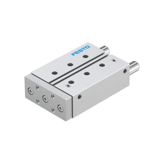 Cilindru ghidat Ø32 mm, Festo DFM32, cu acțiune dublă, ghidaj cu alunecare, frână și magnet - megora.ro