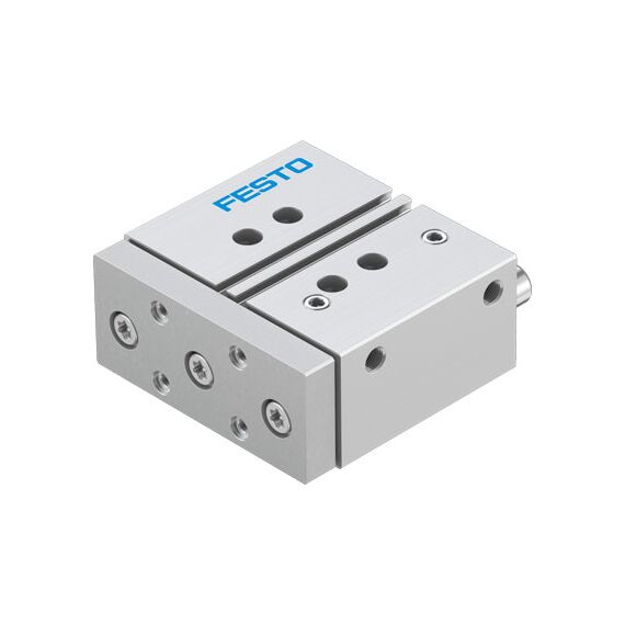 Cilindru ghidat Ø32 mm, Festo DFM32, cu acțiune dublă, ghidaj cu bile recirculante, frână și magnet - megora.ro