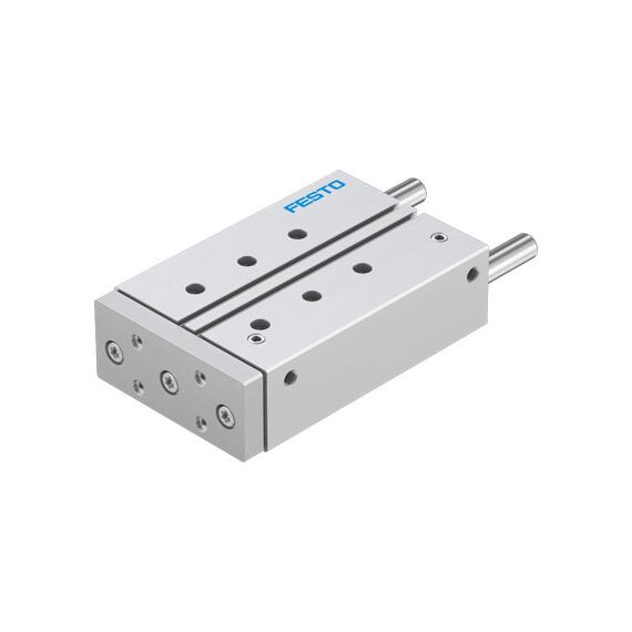 Cilindru ghidat Ø40 mm, Festo DFM40, cu acțiune dublă, ghidaj cu bile recirculante, frână și magnet - megora.ro