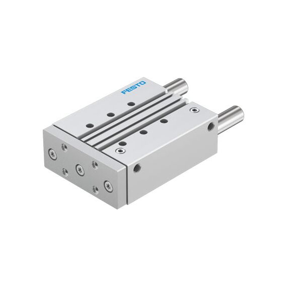 Cilindru ghidat Ø50 mm, Festo DFM50, cu acțiune dublă, ghidaj cu alunecare, frână și magnet - megora.ro