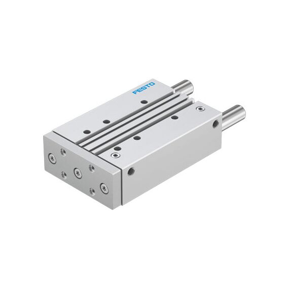 Cilindru ghidat Ø50 mm, Festo DFM50, cu acțiune dublă, ghidaj cu alunecare, frână și magnet - megora.ro