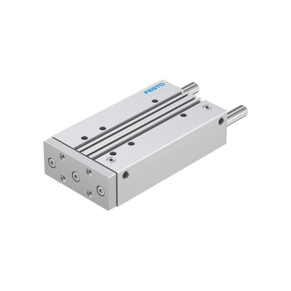 Cilindru ghidat Ø50 mm, Festo DFM50, cu acțiune dublă, ghidaj cu bile recirculante, frână și magnet - megora.ro