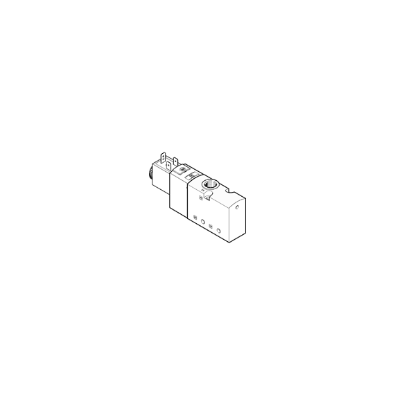 Ventil electromagnetic Festo VUVS-L30-M32C-AD-G38-F8-1C1, cod 575568, 3/2 NC, acțiune monostabil, alimentare 24 VDC, conexiune G3/8 - megora.ro