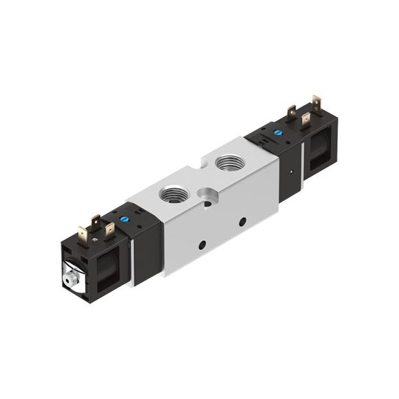 Ventil electromagnetic Festo VUVS-LK30-B52-D-G38-1B2-S, cod 8049882, 5/2, acțiune bistabil, alimentare 24 VDC, conexiune G3/8 - megora.ro