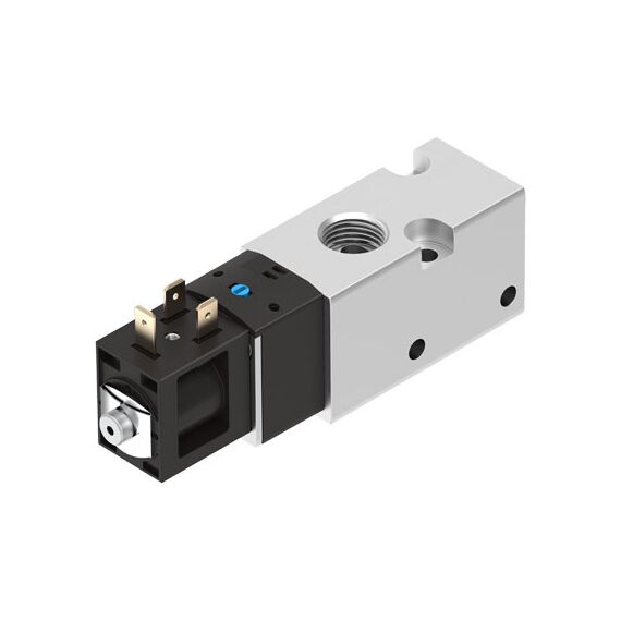 Ventil electromagnetic Festo VUVS-LK30-M32C-AD-G38-1B2-S, cod 8049880, 3/2 NC, acțiune monostabil, alimentare 24 VDC, conexiune G3/8 - megora.ro