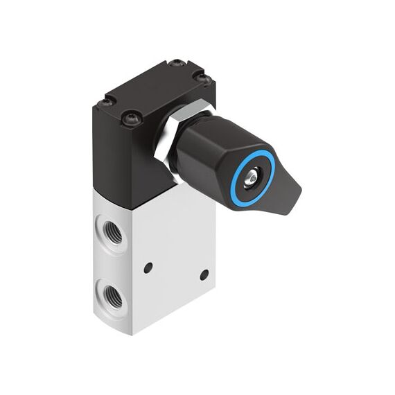 Ventil selector Festo VHEF-EST-M32-M-G18, cod 4106806, 3/2 NC, acțiune monostabil, conexiune G1/8 - megora.ro