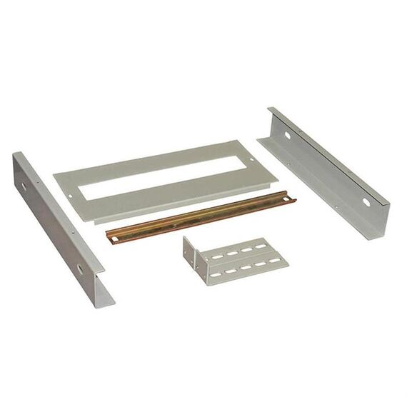 Mască plus șină Freder 324007004 metal, gri, 88 module, 700x500x200 mm - megora.ro
