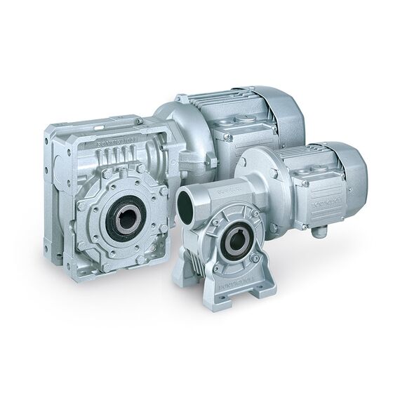 Reductor melcat Bonfiglioli VF44 P1 14 P71 B14 B3 putere 0.55 kW, raport 14, mărime 44, adaptor IEC 71 - megora.ro