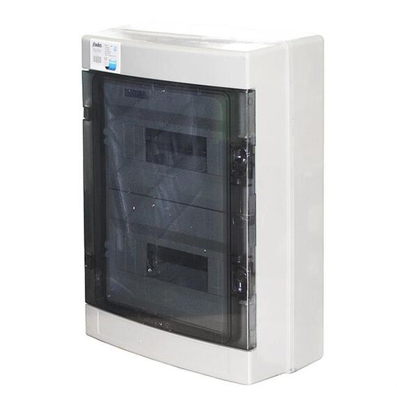 Tablou aparent Freder HA/24 plastic, alb, 24 module, 415x300x140 mm - megora.ro