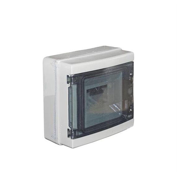 Tablou aparent Freder HA/8 plastic, alb, 8 module, 215x210x100 mm - megora.ro