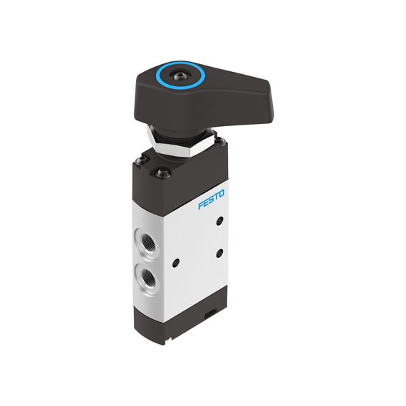 Ventil selector Festo VHEF-E-B52-G18, cod 8080960, 5/2, acțiune bistabil, conexiune G1/8 - megora.ro