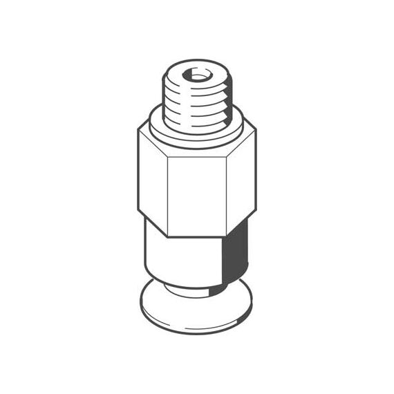 Ventuză Festo VAS-10-M5-SI-B, cod 1385610, material VMQ, diametru 10 mm, conexiune M5 - megora.ro