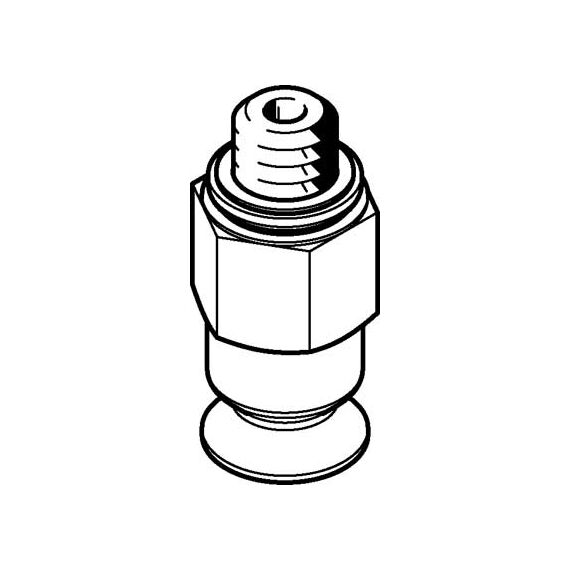 Ventuză Festo VAS-8-M5-PUR-B, cod 1396086, material PUR, diametru 8 mm, conexiune M5 - megora.ro