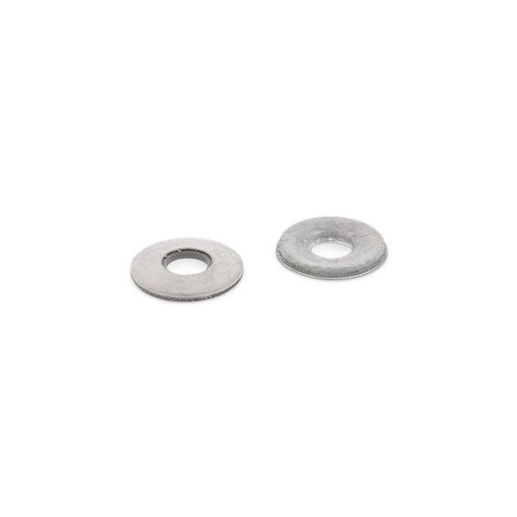 Șaibă de etanșare inox 6.7x16mm, lipită cu garnitură EPDM gri - megora.ro