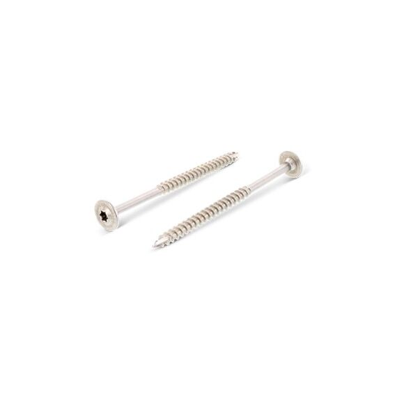Șurub inox A2 pentru dulgherie, cap plat, torx TX40, 8x100mm - megora.ro