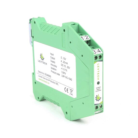 Convertor de semnal izolat Levtech LSP-IAC-2005 intrare 0-20 ma, ieșire 0-5 v - megora.ro