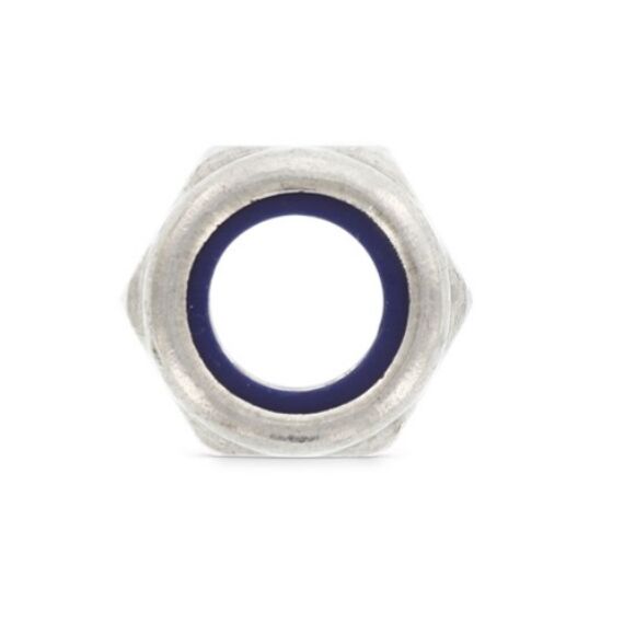 Piuliță hexagonală autoblocantă, din inox, M10 - megora.ro