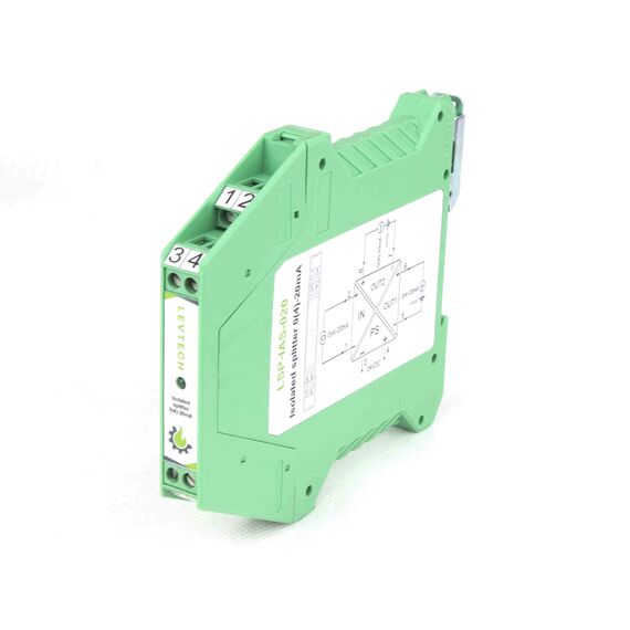 Splitter izolat pentru semnale analogice Levtech LSP-IVS-005 intrare 0-5 v, ieșire 0-5 v - megora.ro