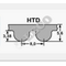 Curea sincronă dințată Optibelt Htd 8M 1264/30 - megora.ro