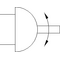 Acționare oscilantă Festo DRVS-12-180-P, cod 1845711, mărime 12, unghi de oscilație 180 °, acțiune dublă, conexiune M5 - megora.ro