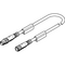 Cablu senzor Festo NEBU-M8G3-K-0.5-M8G3, cod 541346 M8/M8, cablu 0.5 m, 3 fire - megora.ro