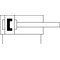 Cilindru standard Ø20 mm, Festo DSNU20P, cu acțiune dublă, piston cu filet M8 FE, cu frână și magnet - megora.ro