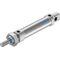 Cilindru standard Ø25 mm, Festo DSNU25PPV, cu acțiune dublă, piston cu filet M10x1.25 FE, cu frână și magnet - megora.ro