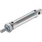 Cilindru standard Ø25 mm, Festo DSNU25P, cu acțiune dublă, piston cu filet M10x1.25 FE, cu frână și magnet - megora.ro