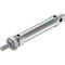 Cilindru standard Ø25 mm, Festo DSNU25PPV, cu acțiune dublă, piston cu filet M10x1.25 FE, cu frână și magnet - megora.ro
