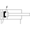 Cilindru standard Ø40 mm, Festo DSBC40, cu acțiune dublă, piston cu filet M12x1.25 FE, cu frână și magnet, ISO15552 - megora.ro