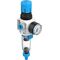 Regulator de presiune cu filtru Festo MS2-LFR-QS6-D6-AR-BAR-C-M-B, cod 8086644, presiune 7 bar, conexiune Q6, debit 310 l/min, filtrare 5 μm - megora.ro