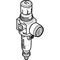 Regulator de presiune cu filtru Festo MS2-LFR-QS6-D6-AR-BAR-C-M-B, cod 8086644, presiune 7 bar, conexiune Q6, debit 310 l/min, filtrare 5 μm - megora.ro
