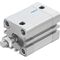 Cilindru compact Ø32 mm, Festo ADN32, cu acțiune dublă, piston cu filet M10x1.25 FE, cu frână și magnet, ISO21287 - megora.ro