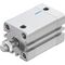 Cilindru compact Ø32 mm, Festo ADN32, cu acțiune dublă, piston cu filet M10x1.25 FE, cu frână și magnet, ISO21287 - megora.ro