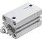 Cilindru compact Ø32 mm, Festo ADN32, cu acțiune dublă, piston cu filet M10x1.25 FE, cu frână și magnet, ISO21287 - megora.ro