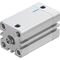 Cilindru compact Ø32 mm, Festo ADN32, cu acțiune dublă, piston cu filet M8 FI, cu frână și magnet, ISO21287 - megora.ro