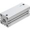 Cilindru compact Ø32 mm, Festo ADN32, cu acțiune dublă, piston cu filet M8 FI, cu frână și magnet, ISO21287 - megora.ro