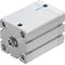 Cilindru compact Ø50 mm, Festo ADN50, cu acțiune dublă, piston cu filet M10 FI, cu frână și magnet, ISO21287 - megora.ro