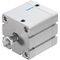 Cilindru compact Ø63 mm, Festo ADN63, cu acțiune dublă, piston cu filet M12x1.25 FE, cu frână și magnet, ISO21287 - megora.ro