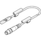 Senzor de proximitate Festo SMT-8M-A-NS-24V-E-0,3-M8D, cod 574339, profil T, NPN NO, mufă M8, cablu 0.3 m - megora.ro