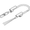 Senzor de proximitate Festo SMT-8M-A-PO-24V-E-7,5-OE, cod 574340, profil T, PNP NC, fără mufă, cablu 7.5 m - megora.ro