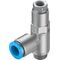 Supapa de sens pilotată Festo HGL-1/4-QS-10, cod 530042 Q10->G1/4 (pilot G1/8), 670 l/min - megora.ro