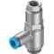 Supapa de sens pilotată Festo HGL-3/8-QS-8, cod 530043 Q8->G3/8 (pilot G1/4), 1200 l/min - megora.ro