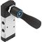 Ventil cu pârghie Festo VHEF-HS-P53E-M-G14, cod 4165860, 5/3 CO, acțiune monostabil, conexiune G1/4 - megora.ro