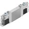 Ventil electromagnetic Festo VUVG-BK10-B52-T-F-1H2L-S, cod 8042556, 5/2, acțiune bistabil, alimentare 24 VDC, conexiune flanșă - megora.ro