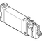 Ventil electromagnetic Festo VUVG-BK14-M52-AT-F-1R8L-S, cod 8042575, 5/2, acțiune monostabil, alimentare 24 VDC, conexiune flanșă - megora.ro