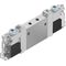 Ventil electromagnetic Festo VUVG-LK10-B52-T-M5-1H2L-S, cod 8042540, 5/2, acțiune bistabil, alimentare 24 VDC, conexiune M5 - megora.ro